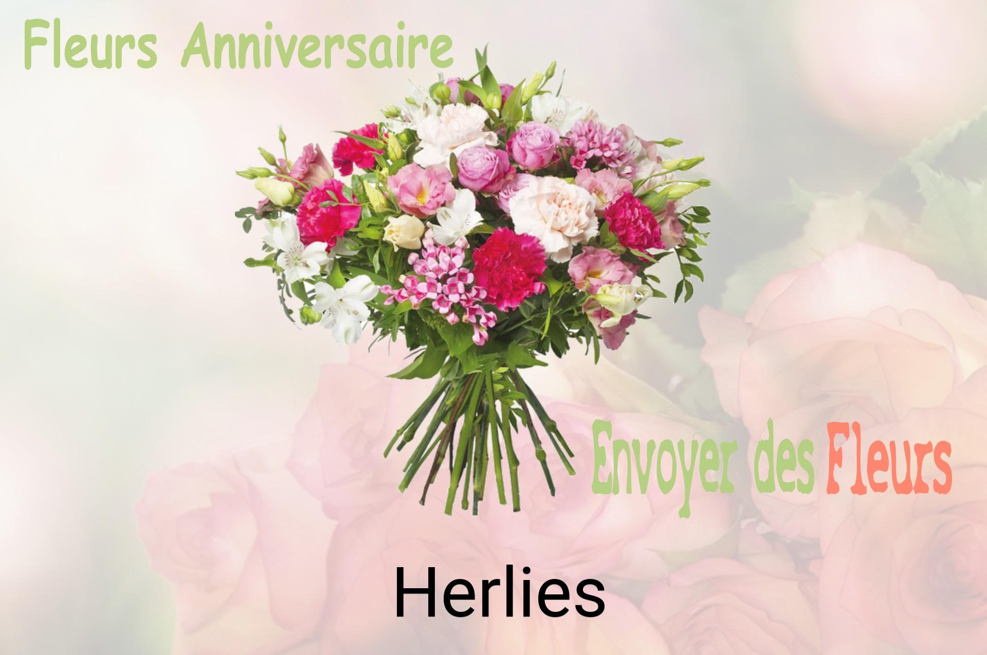 Bouquet de fleurs d’anniversaire livré à Herlies